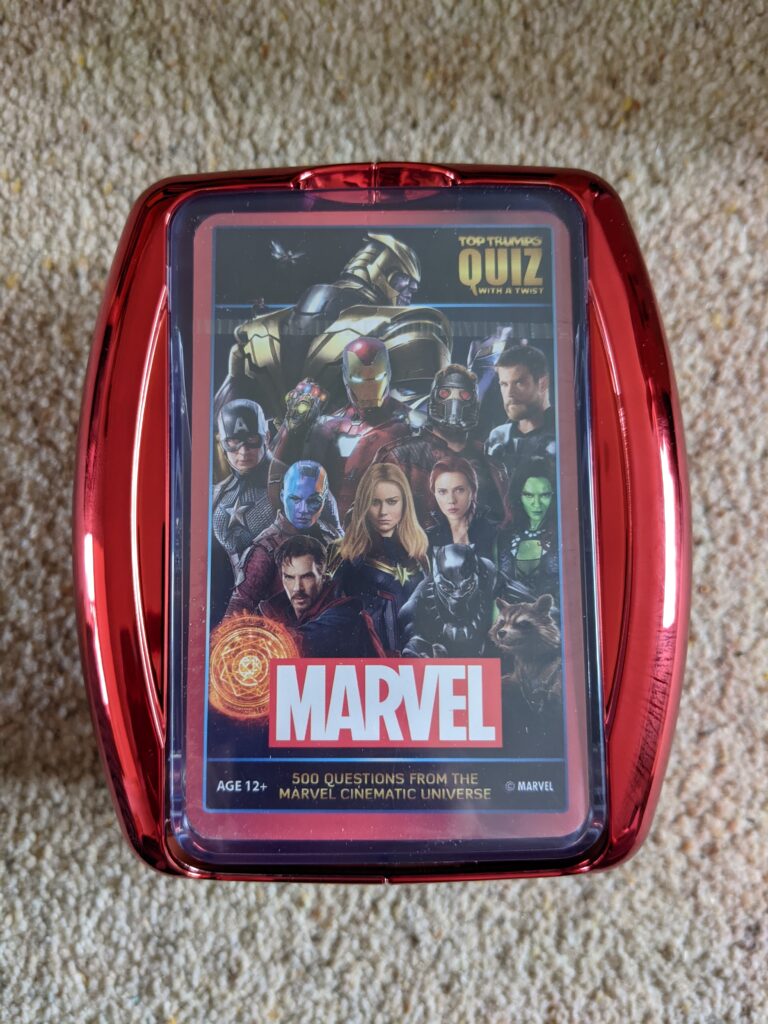 Marvel gift ideas - Top Trumps Quiz